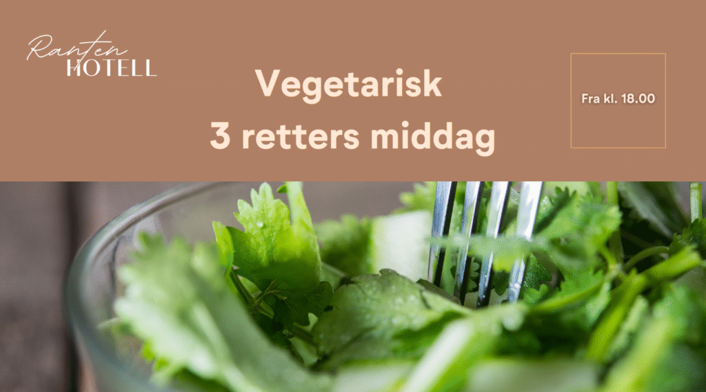 Vegetarisk 3-retters middag